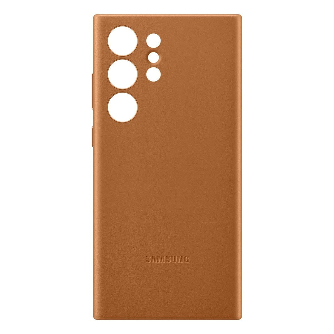 Samsung Leather Smartphone Case EF-VS918 für Galaxy S23 Ultra, Handy-Hülle, Echtleder, Schlankes Des