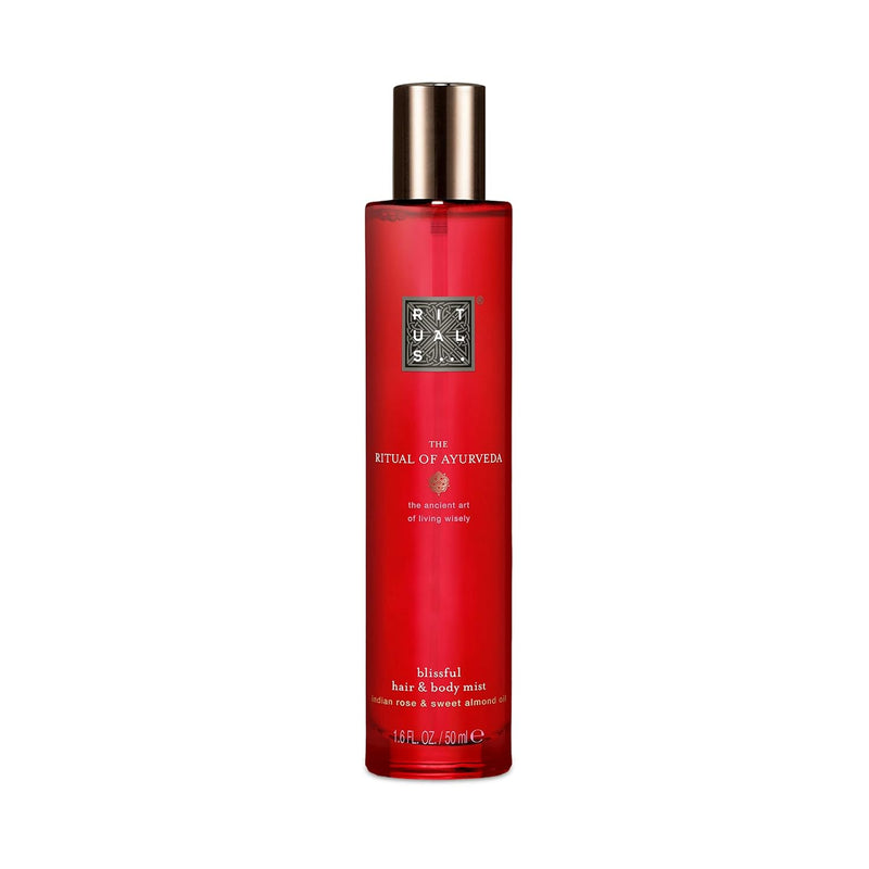 RITUALS Haar- & Bodyspray von The Ritual of Ayurveda, 50 ml – Mit Indischer Rose & Süssmandelöl – Be