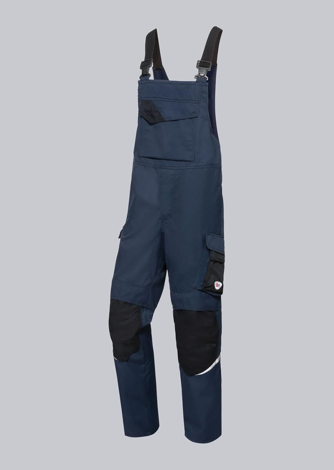 BP 2437-581-1432-56n Latzhose für Männer, Stretch-Hosenträger mit Clipbefestigungen, 245,00 g/m², Na