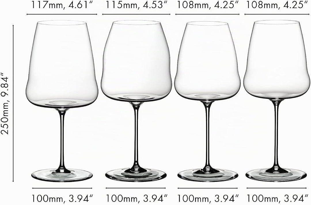 Riedel Winewings Weinglas-Verkostungsset, transparent, 4 Stück, Verkostungsset
