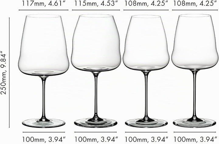 Riedel Winewings Weinglas-Verkostungsset, transparent, 4 Stück, Verkostungsset