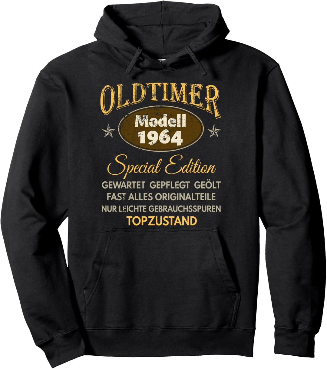60. Geburtstag Mann Frau 60 Jahre 1964 Deko Lustig Geschenk Pullover Hoodie