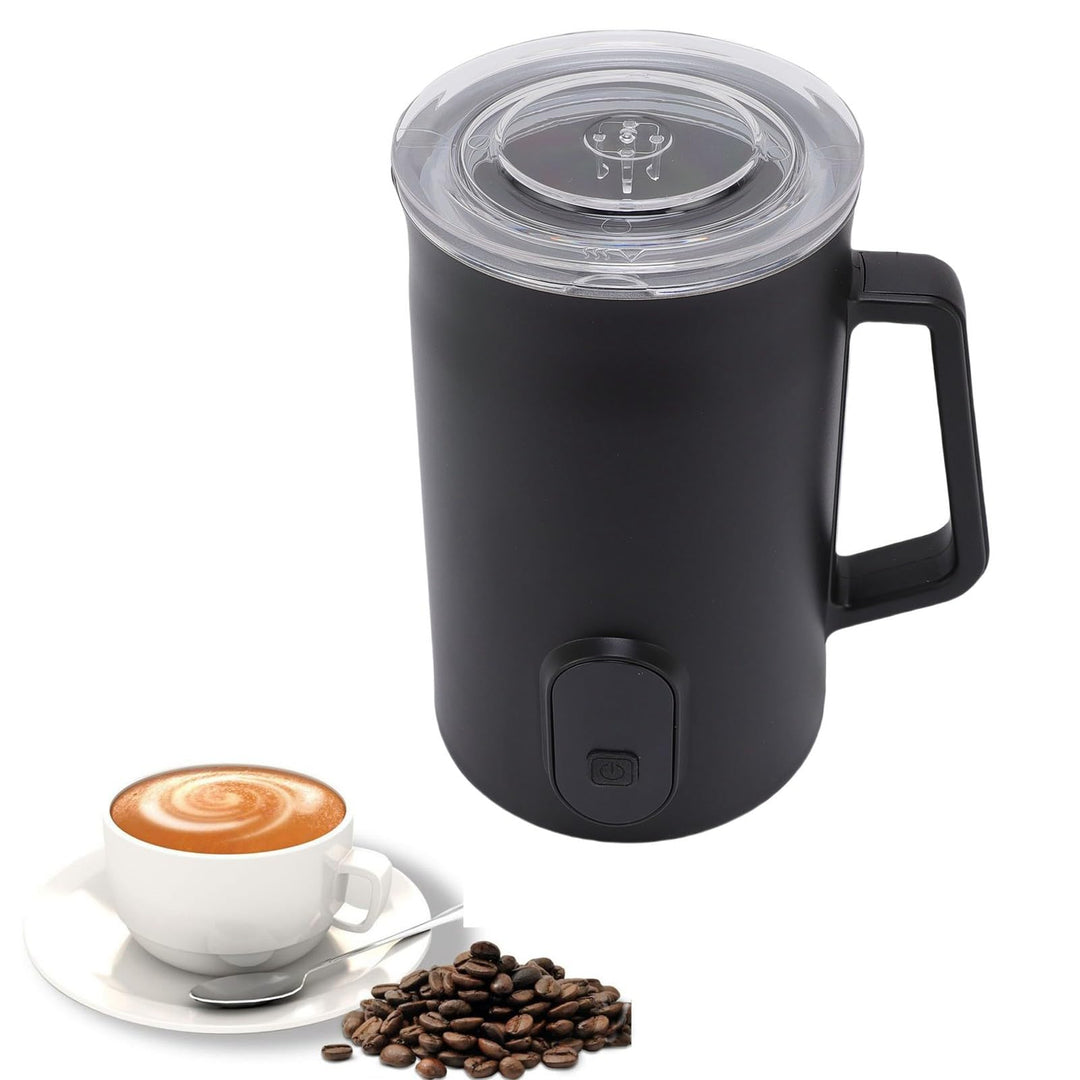 Pongnas 4 in 1 Milchfrother und Dampfer 304 Edelstahl Automatisch Warm und Kaltem Milchschaum für Ka