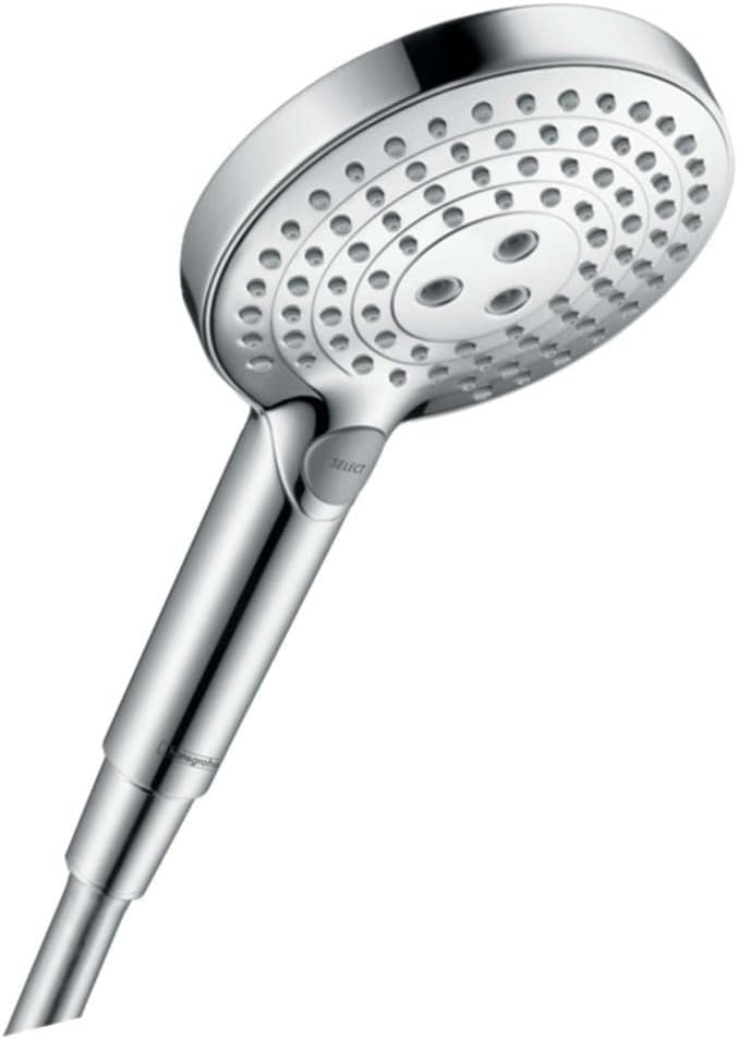hansgrohe wassersparender Duschkopf Raindance Select 120 Regendusche, Chrom, 3 Strahlarten inkl. Pow
