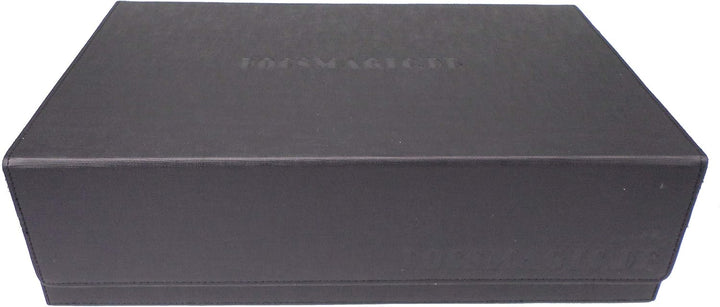 docsmagic.de Premium 3-Row Trading Card Storage Box Black + Trays & Divider - MTG PKM YGO - Sammelka