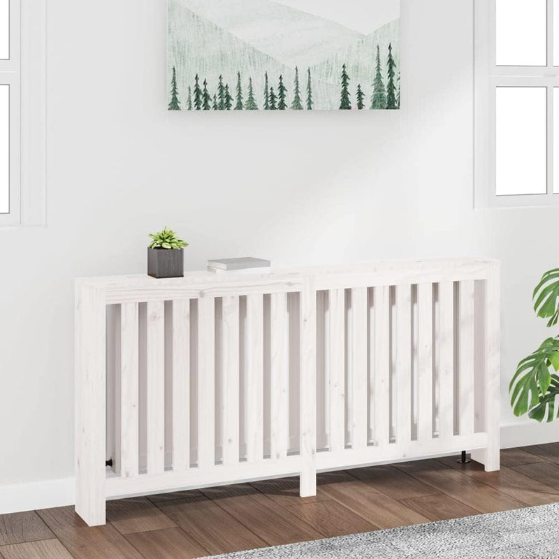 HOMIUSE 169x19x84 cm Heizkörperverkleidung Heizung Heizkörper Abdeckung Landhausstil Heizungsverklei