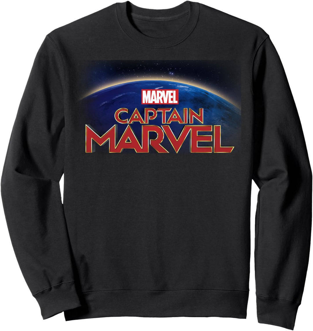 Captain Marvel Globe Logo Sweatshirt