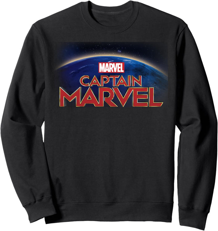 Captain Marvel Globe Logo Sweatshirt