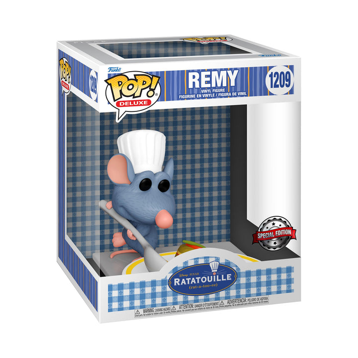 Funko Pop! Deluxe: Disney - Remy mit Ratatouille - Vinyl-Sammelfigur - Geschenkidee - Offizielle Han