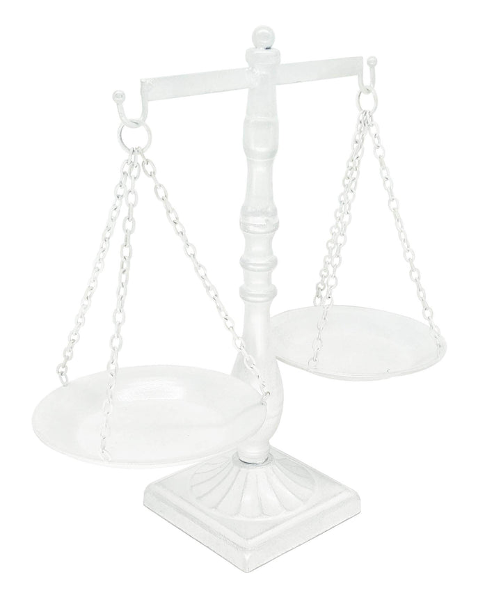 Vintage Metal Libra Schmuckturm, Display-Kosmetik-Organizer und Aufbewahrung, Waagen-Mittelstück-Stä