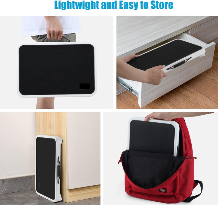 HBTower Tritthocker, Trittleiter, Klapptritt, höhenverstellbarer Tritthocker mit Rutschfester Plattf