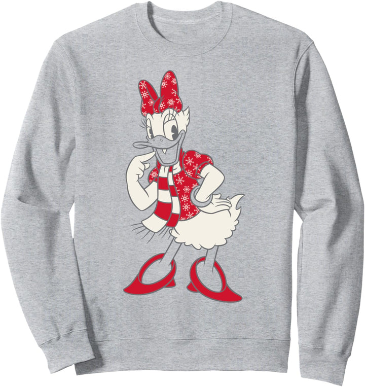 Disney Mickey And Friends Weihnachten Daisy Duck Winter Wear Sweatshirt