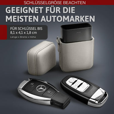 EXEEP® Keyless Go Schutz Autoschlüssel - TÜV geprüft - Zuverlässige Funkschlüssel Abschirmung - RFID