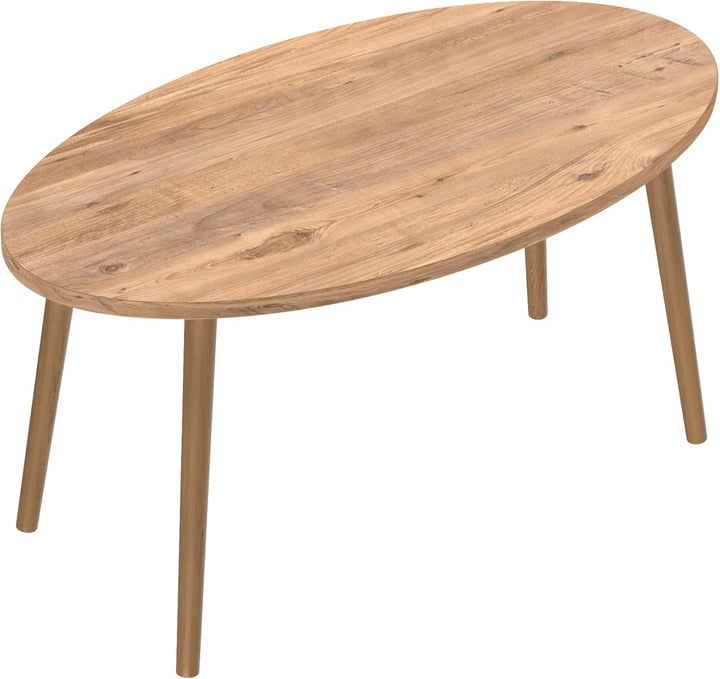 [en.casa] Couchtisch Sindal Beistelltisch 41 x 90 x 50 cm Kaffeetisch aus Spanplatte und Holz Sofati