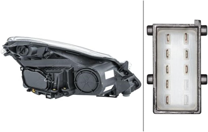 HELLA 1EG 354 534-011 Halogen-Hauptscheinwerfer - links - für u.a. Opel Corsa D (S07) Links (Fahrers
