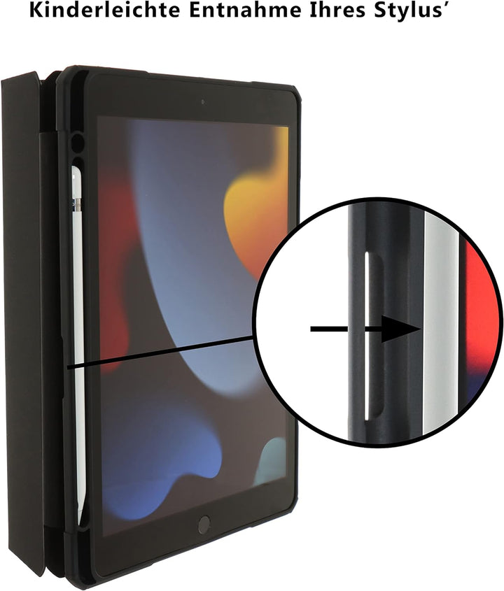 JT Berlin Schutzhülle für Apple iPad 10.2 Zoll Hülle (9. Generation 2021) - [Wake/Sleep Funktion, Ap