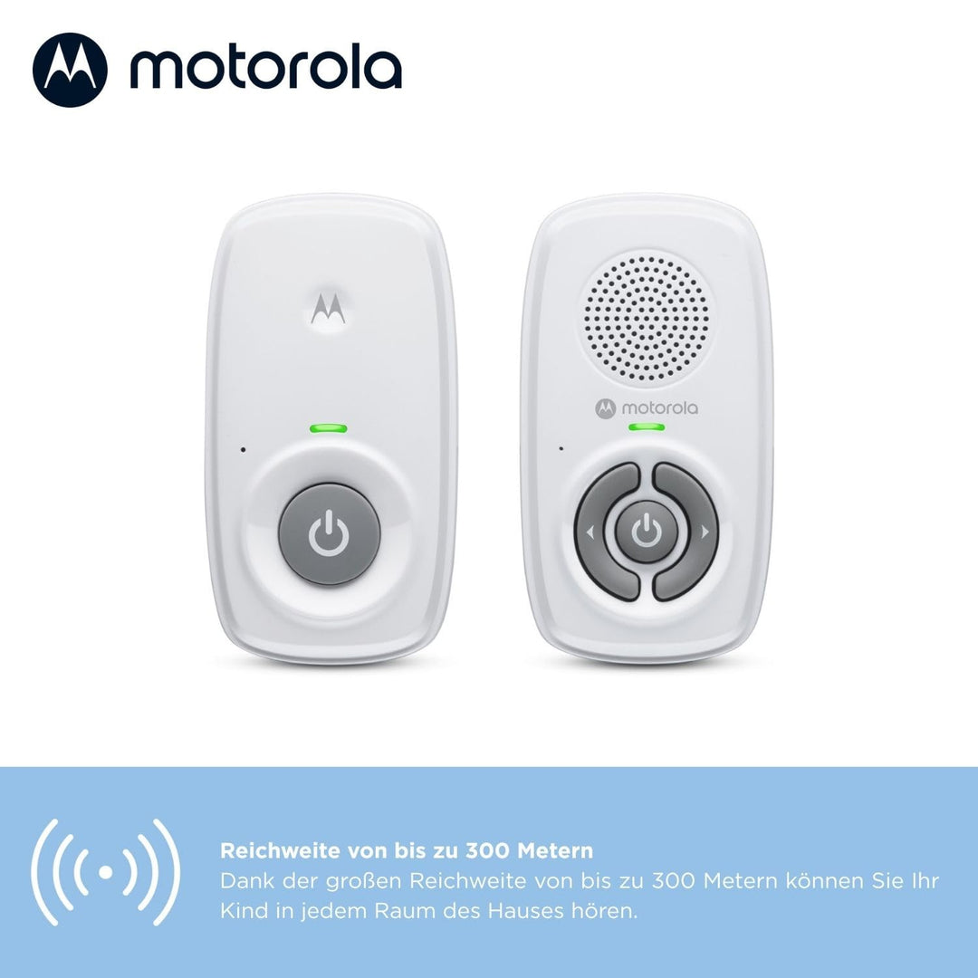 Motorola Nursery AM21/MBP21 Babyphone Audio - Digitales Babyfon mit DECT-Technologie zur Audio-Überw