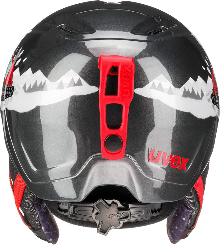 uvex manic - Skihelm für Kinder - individuelle Grössenanpassung - optimierte Belüftung 46-50 cm blac