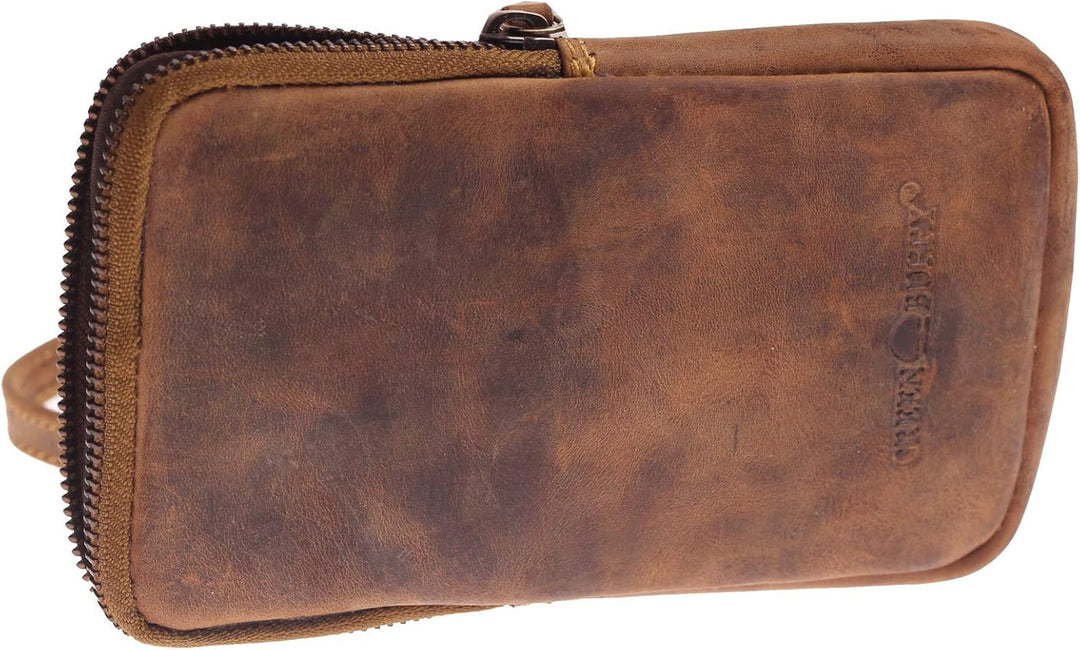 Green Burry Vintage Original Vintage Mobil-Sling 1593, Phone Bag Braun, Braun