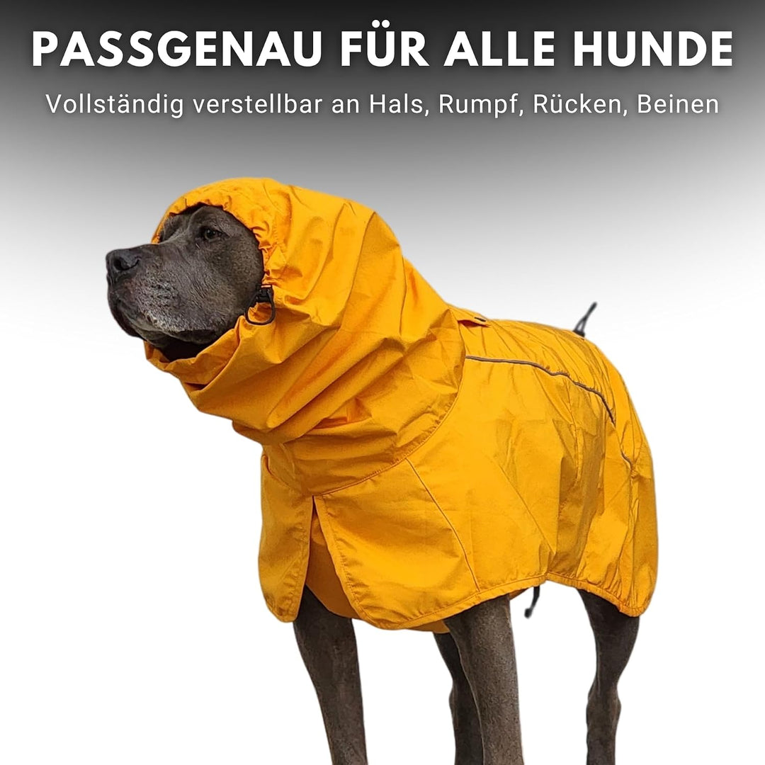 Spark Paws Hunderegenmantel, wasserdichte Winddichte Regenjacke, für kleine, mittlere, grosse und ex