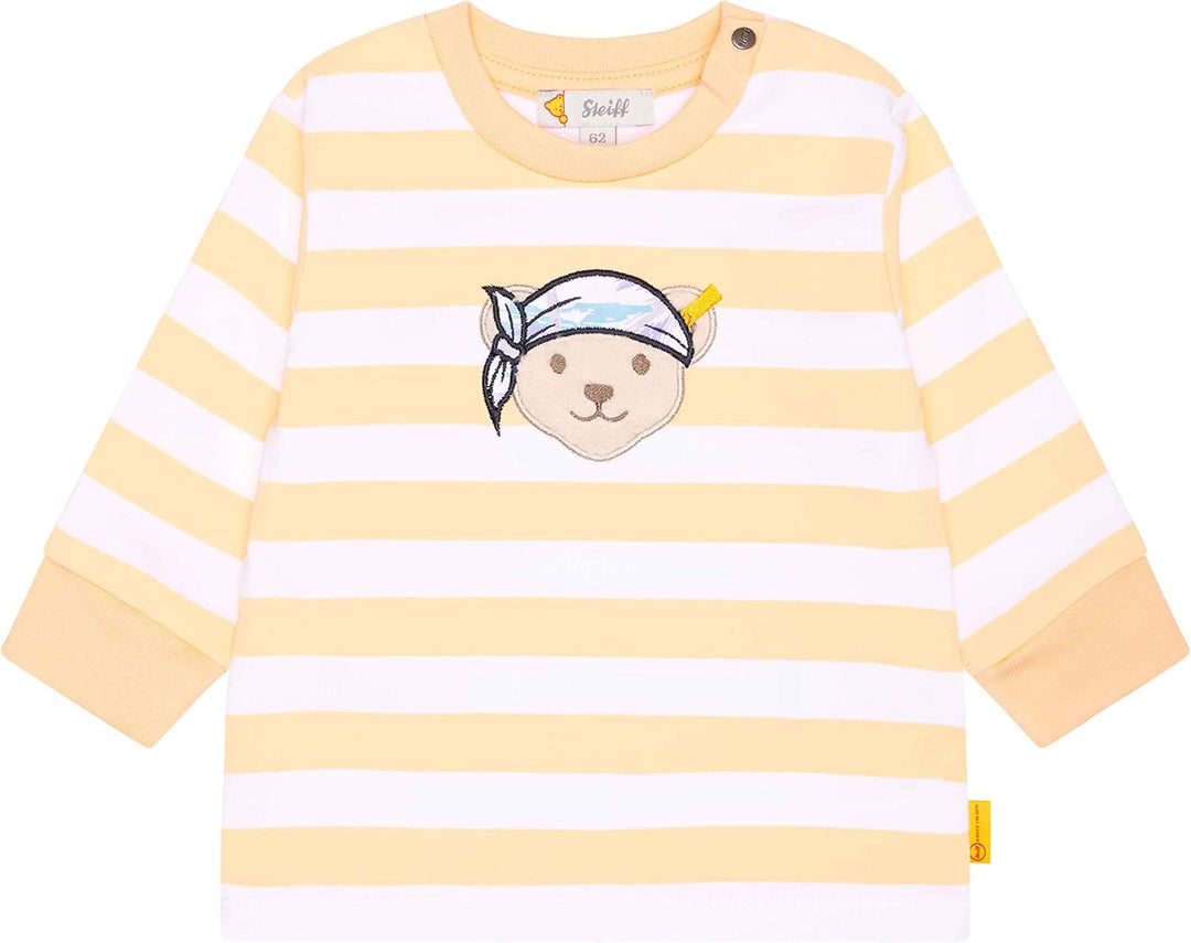 Steiff Jungen Kapuze Teddykopf Ohne Squeezer Sweatshirt 74 Peach Fuzz, 74 Peach Fuzz