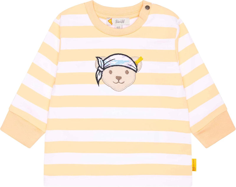 Steiff Jungen Kapuze Teddykopf Ohne Squeezer Sweatshirt 74 Peach Fuzz, 74 Peach Fuzz