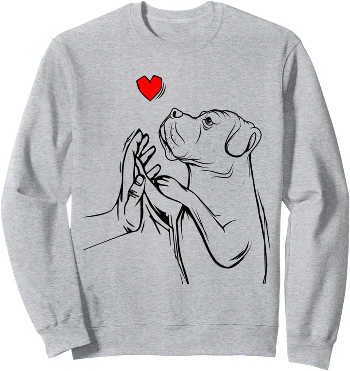 Cane Corso Hunde Liebe Frauchen Sweatshirt