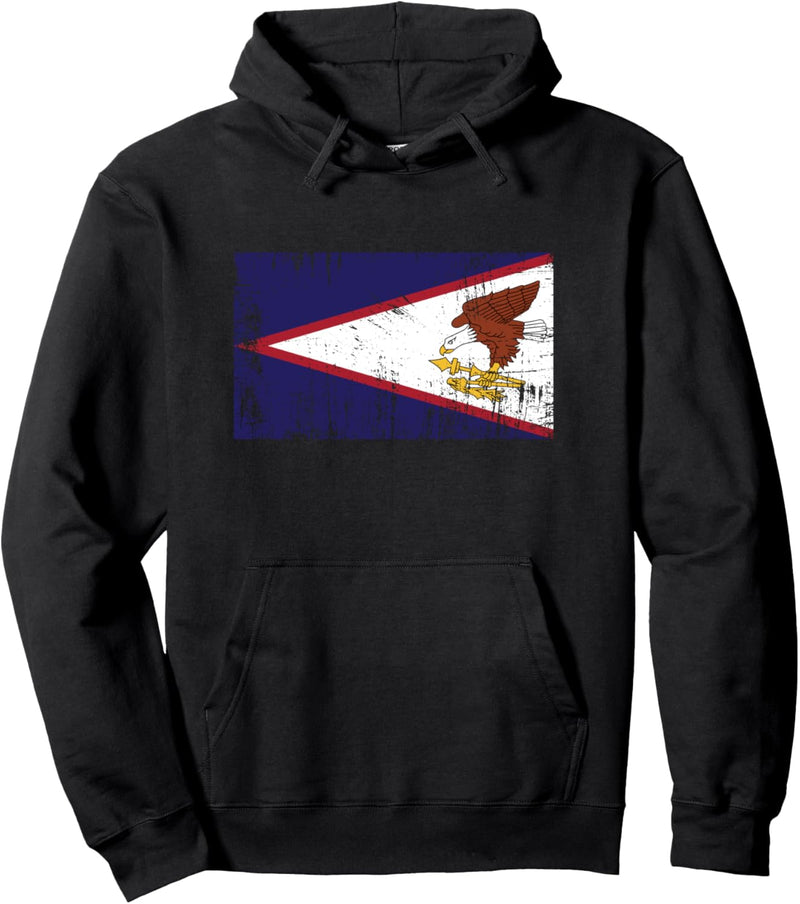 Amerikanisch-Samoa Flagge-Fahne Geschenk Fussball-Fan Sport Pullover Hoodie