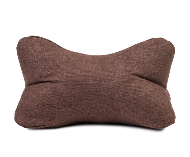 Gözze - Kuschelweiches Lesekissen Darco, Ideal als Sofakissen oder Leseknochen, 40 x 25 cm - Schoko,