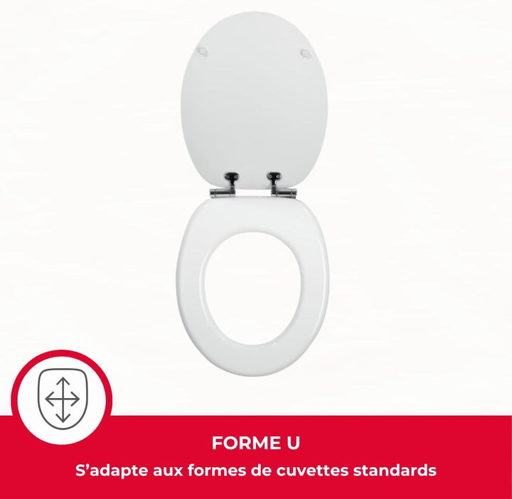 Wirquin 20719569 Casual Line WC-Sitz Woody Lux Soft Close