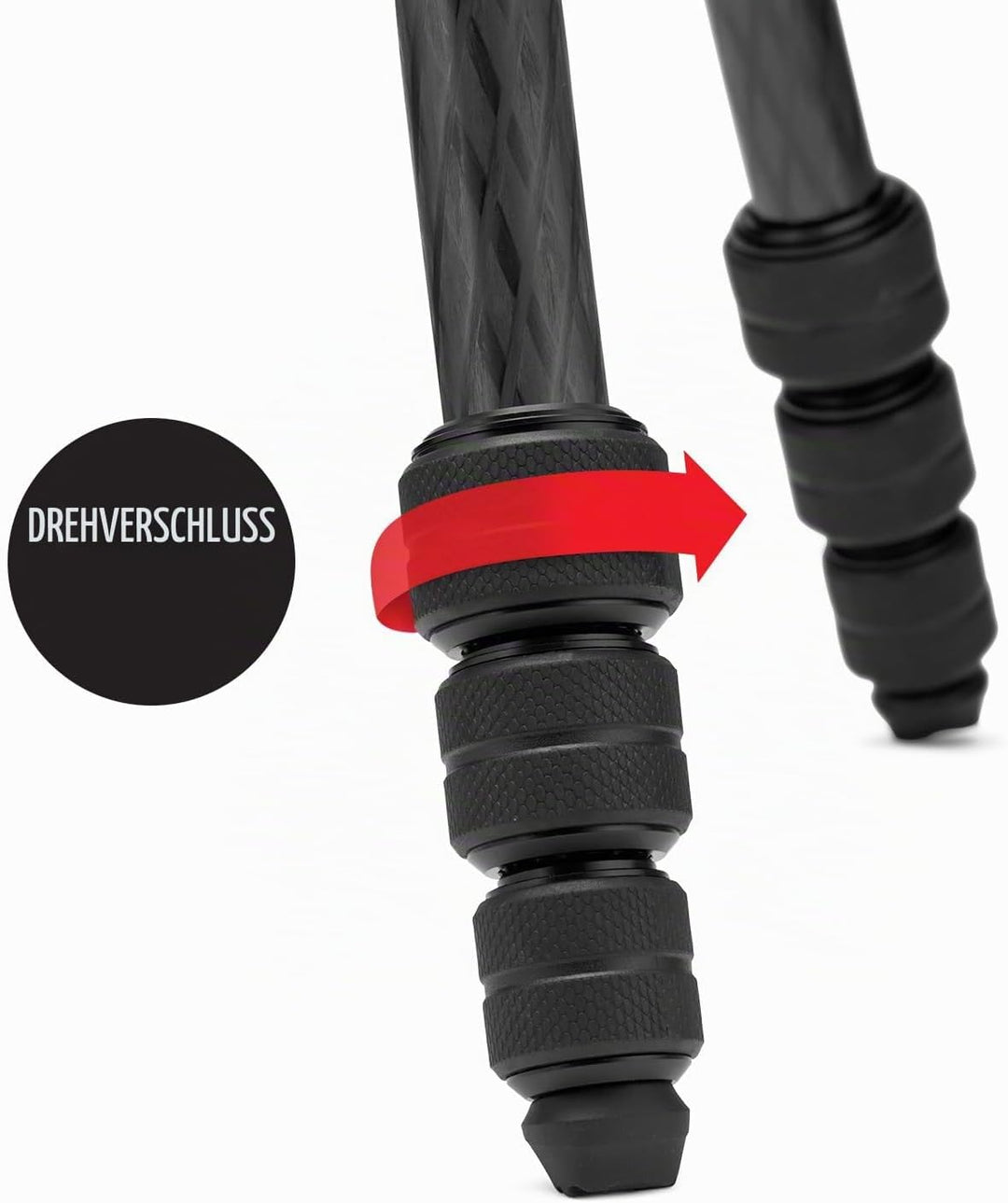 Manfrotto Befree Advanced AS, Camera Tripod, Twist Lock, Compatible with Arca-Swiss, Portable, Compa