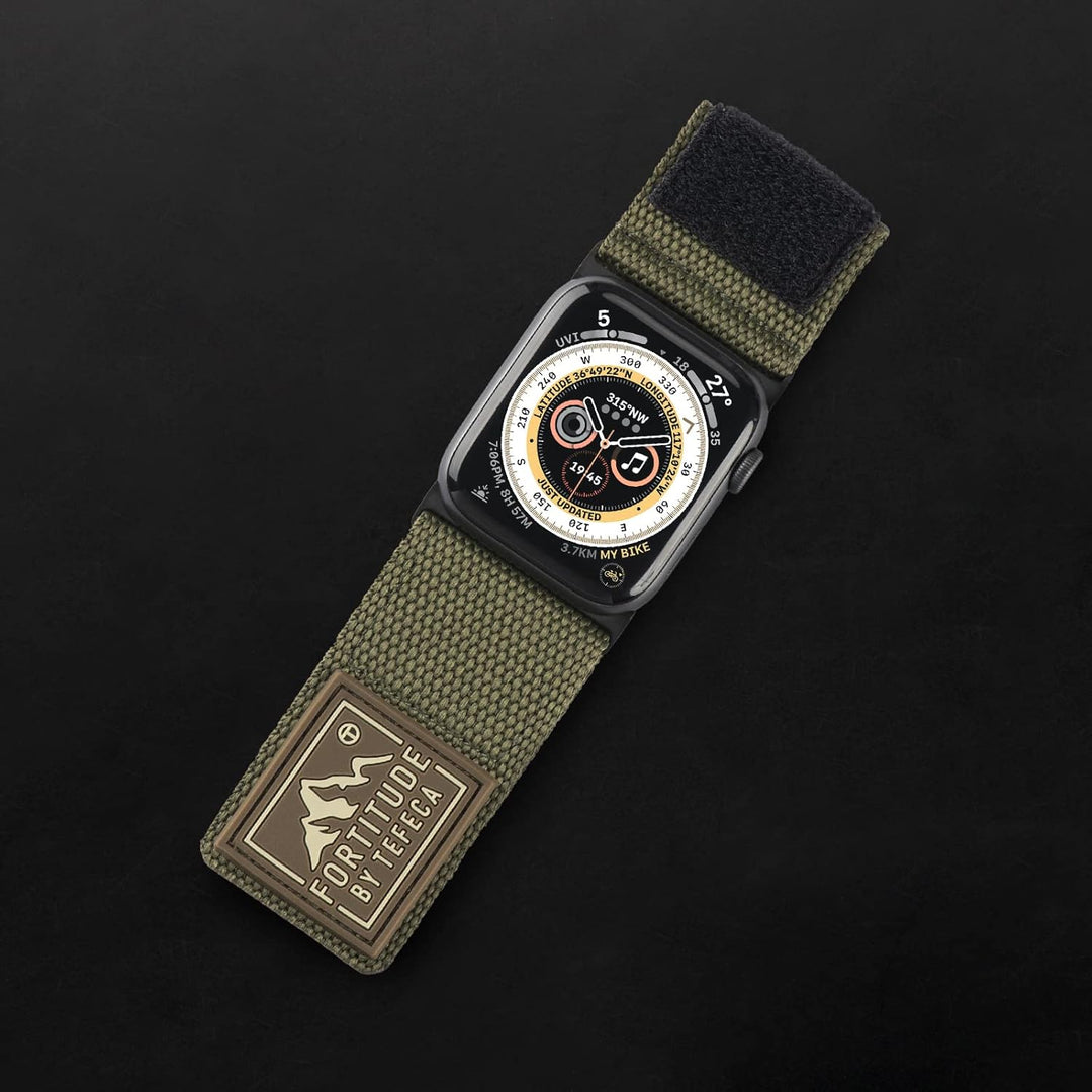 Tefeca Fortitude Serie Ultrawide Armband Kompatibel mit Apple Watch Ultra/Ultra2 Serie 9/8/SE2/7/6/S
