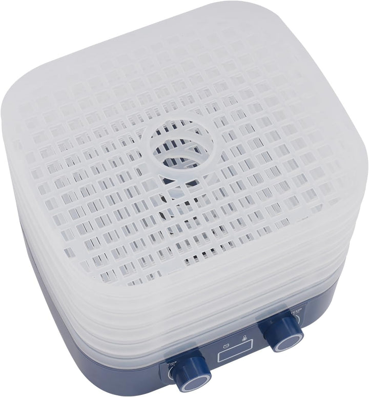 160 W Küchenminis Dörrautomat Dörrgerät mit 5 Tabletts & 5x Versiegelte Frischhaltebeutel,LED-Anzeig