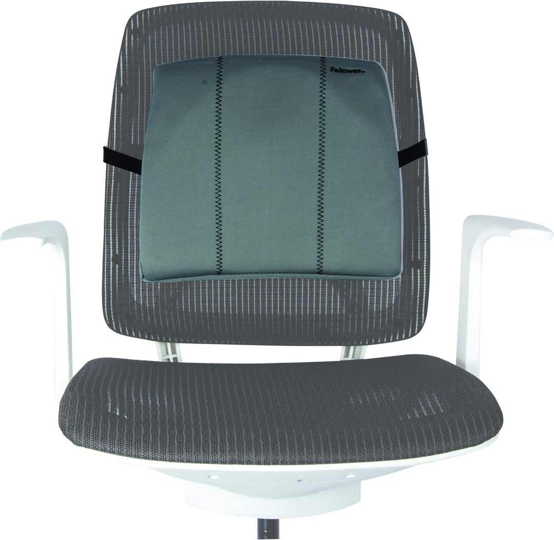 Fellowes 9190901 Smart Suites Slimline Rückenstütze, Graphit, Smart Suites Slimline Rückenstütze