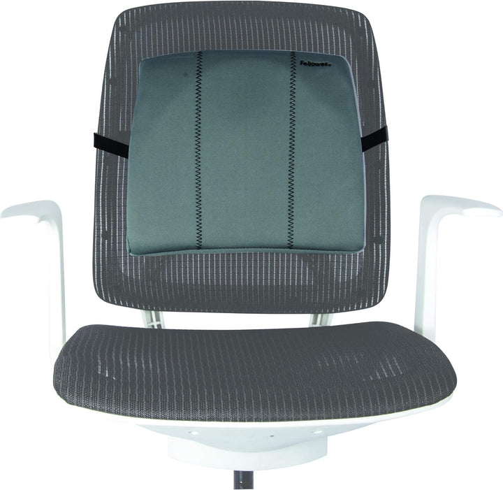 Fellowes 9190901 Smart Suites Slimline Rückenstütze, Graphit, Smart Suites Slimline Rückenstütze