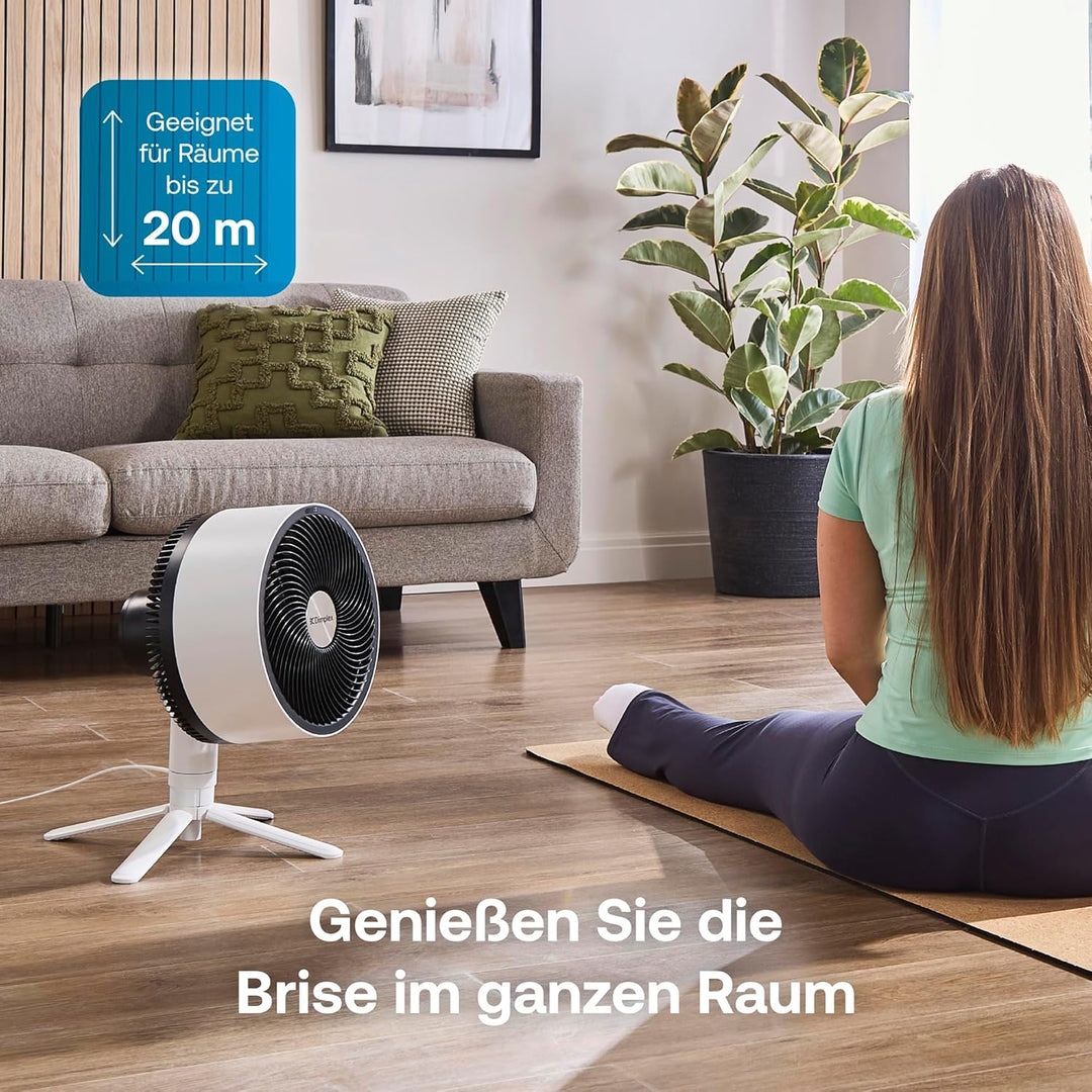 DIMPLEX DUOCOOL 2-in-1 Smart Ventilator, Standventilator & Tischventilator mit 5 Geschwindigkeiten,