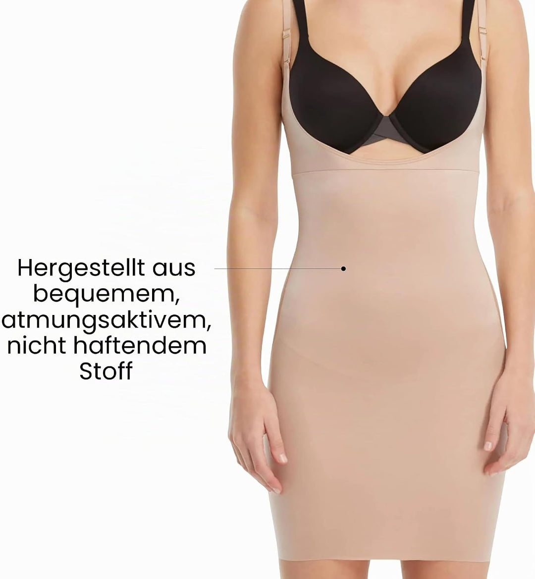 SPANX Shapewear für Damen Sculptant, Open Bust Full Slip (Regular und Übergrösse) S Foundation, S Fo