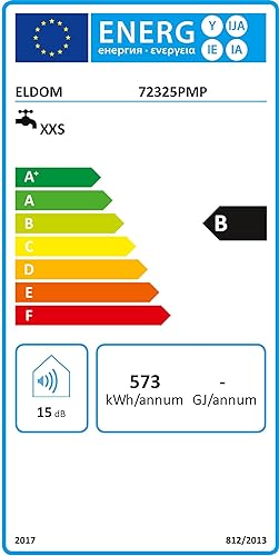 Eldom Warmwasserspeicher/Boiler 10L Untertisch druckfest, Weiss Single, Single