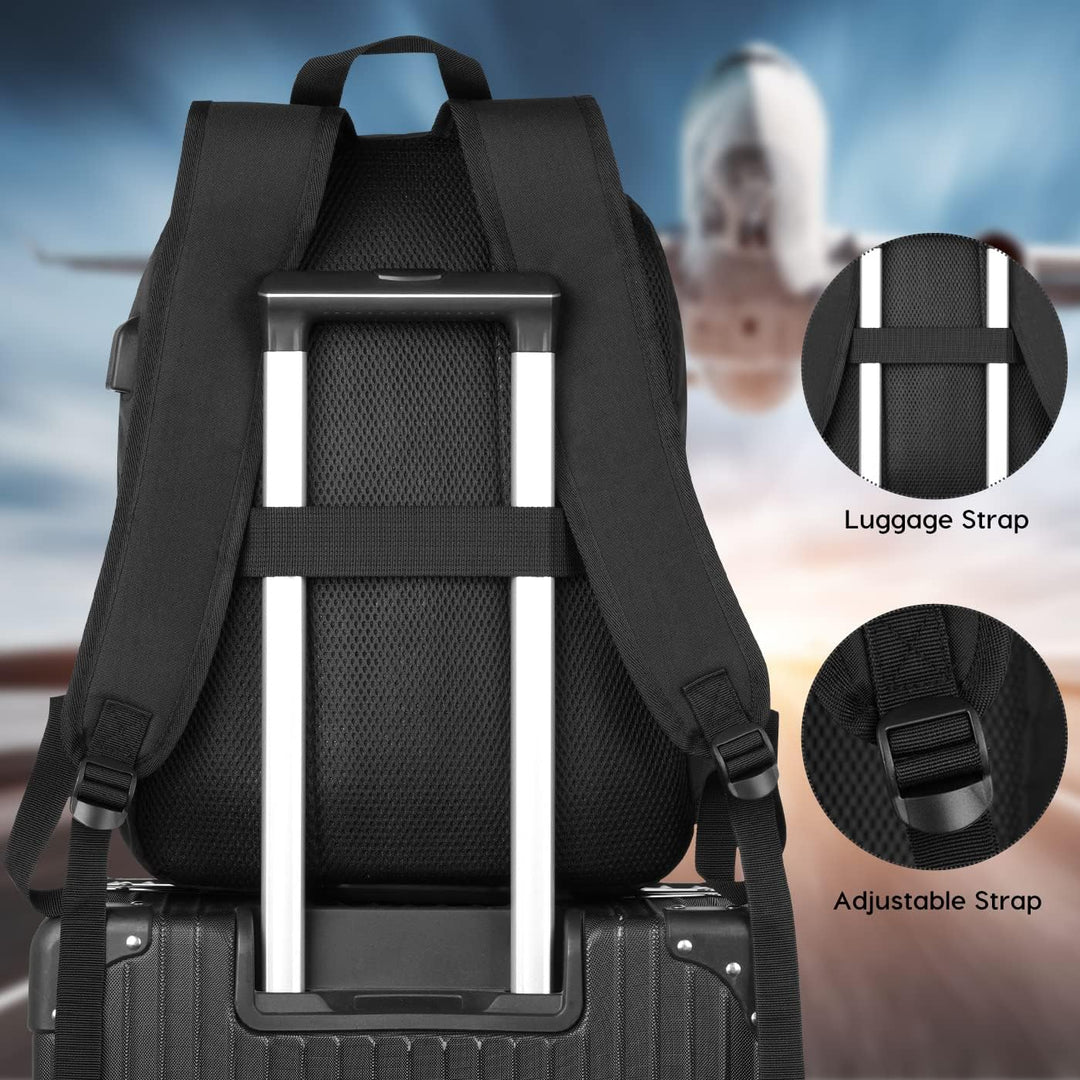 YAMTION 17,3 Zoll Rucksack Schule,Rucksack Herren und Damen,Schulrucksack Jungen Teenager Schulranze