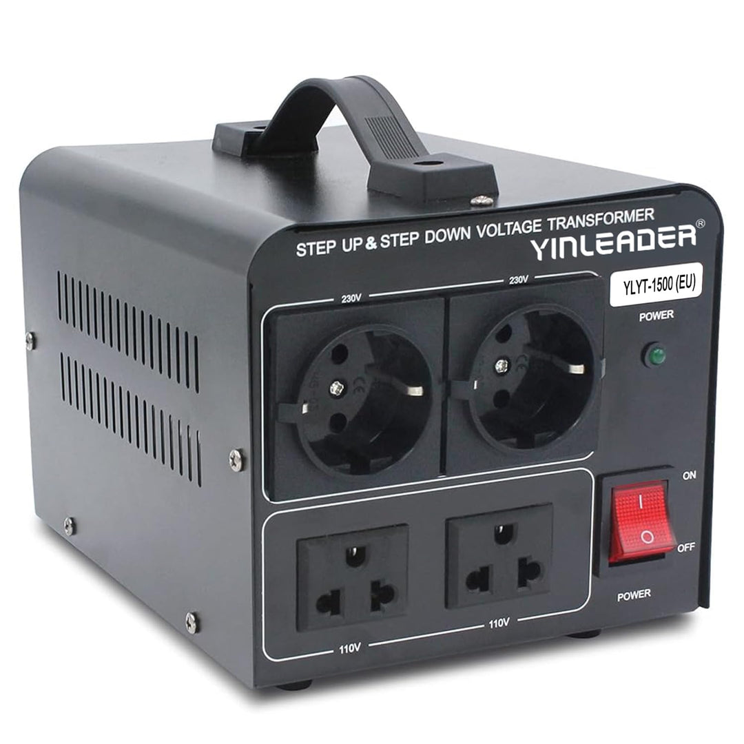 Yinleader 1500W 230V bis 110V USA Spannungswandler Ringkern-Transformator 1500 Watt - In: 110V oder