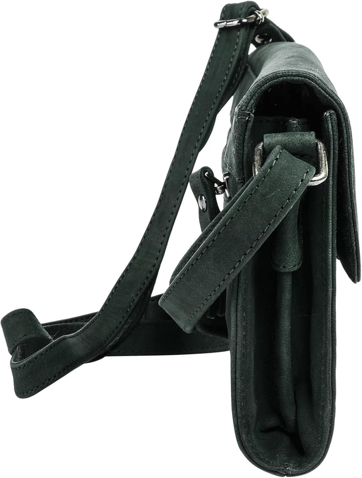 bruno banani Umhängetasche Echt Leder Damen | | 021155 Grün, Gr&#xFC;n
