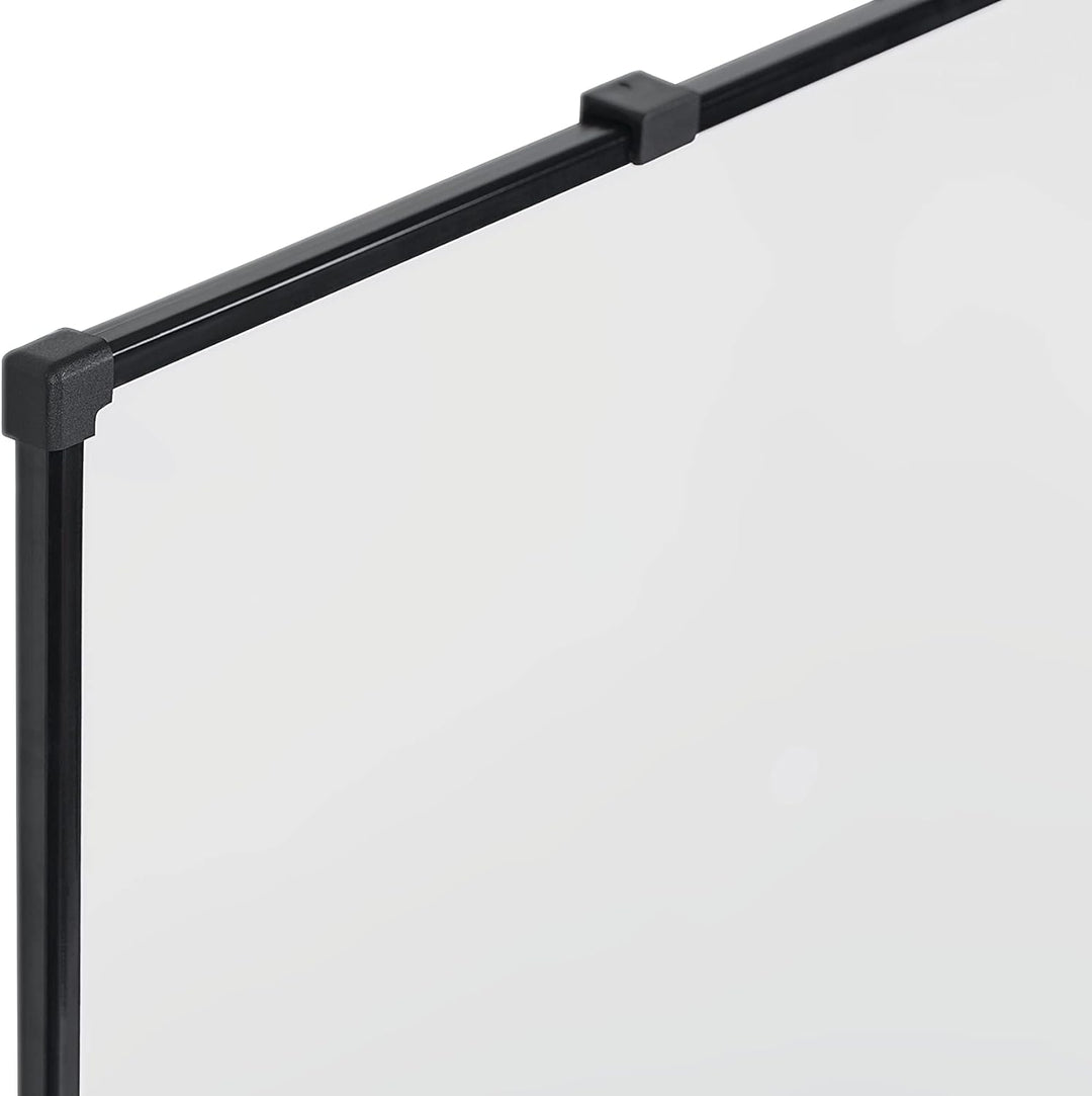 BoardsPlus Economy Magnetisches Whiteboard, 88 x 58 cm mit lackierter, trocken abwischbarer Stahlobe