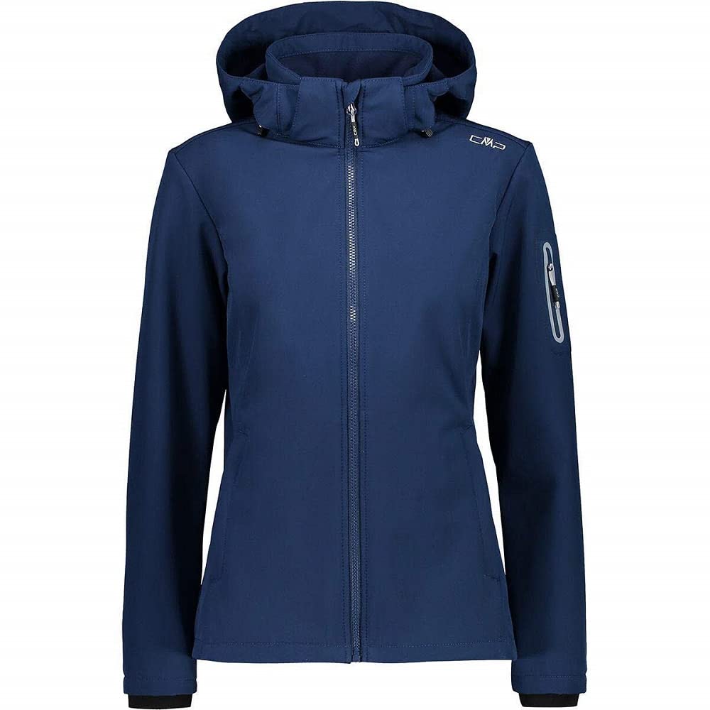 CMP Damen Windproof And Waterproof Softshell Jacket Wp 7.000 Jacke 42 Blau, 42 Blau