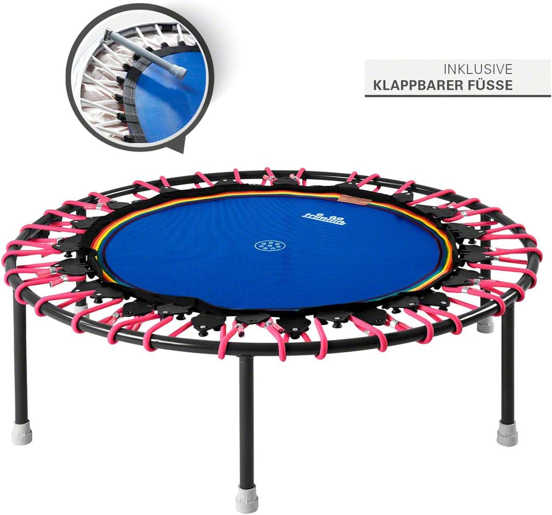 Trimilin Trampolin Jump 111 Vario Plus, ø 111 cm, bis 110 kg Pink, Pink