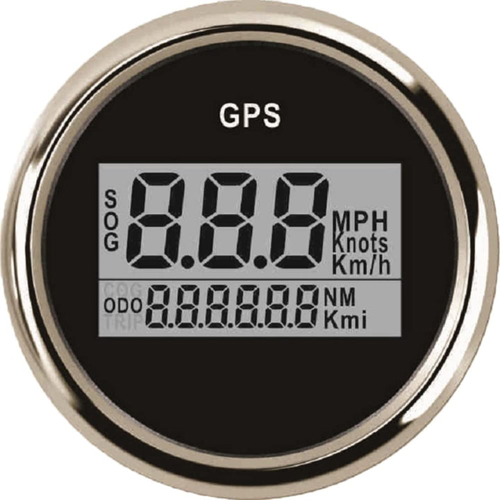 ELING Wasserdichter digitaler GPS-Tachometer Kilometerzähler für Auto-Marine-LKW mit Hintergrundbele
