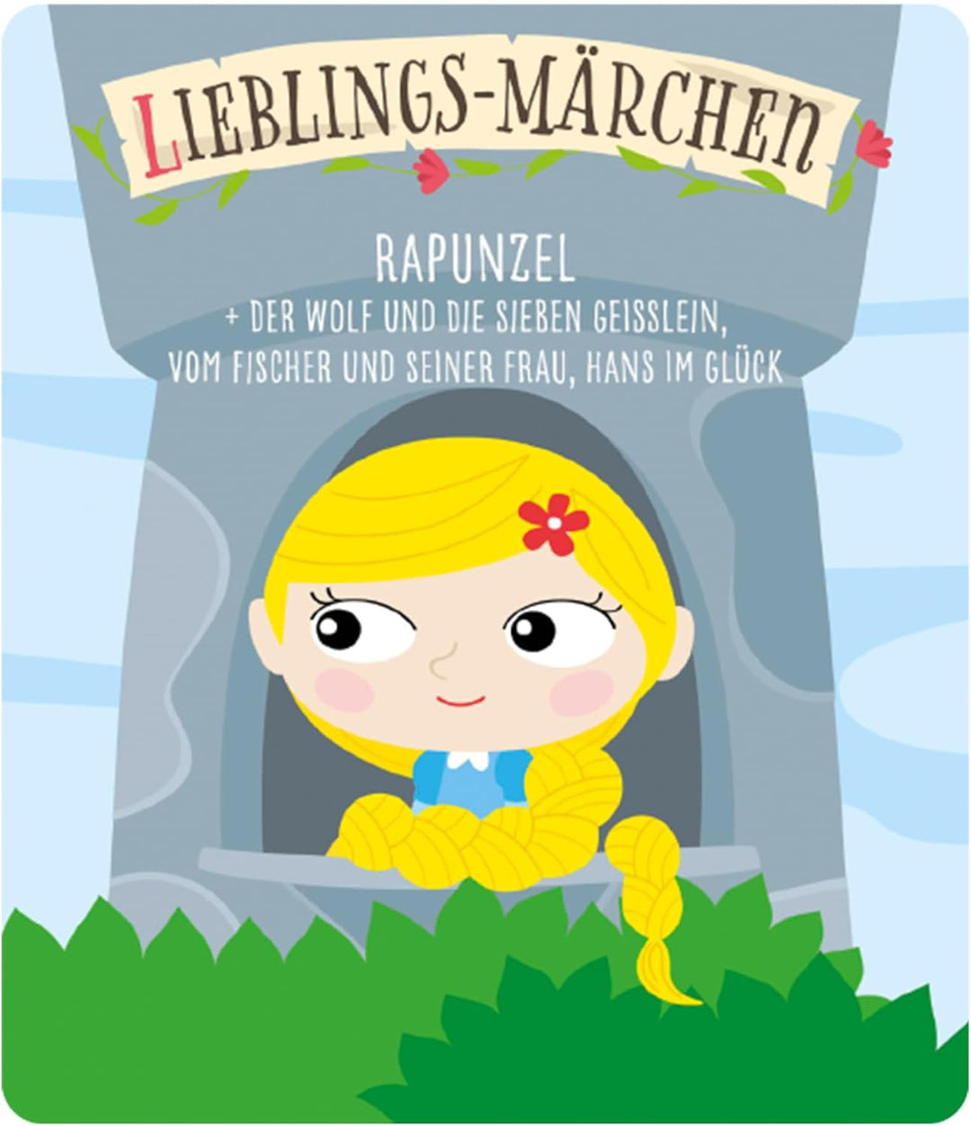 tonies Hörfigur für Toniebox, Lieblings-Märchen – Rapunzel und weitere Märchen, Hörspiel für Kinder