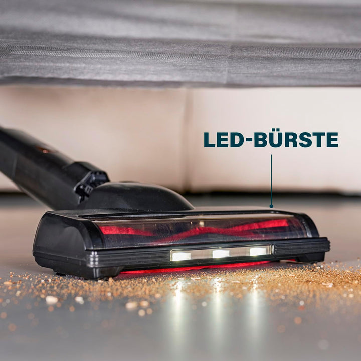 Princess Dynamic Storm – Leistungsstarker bürstenloser Motor – Hygienische Behälterentleerung – 30 m