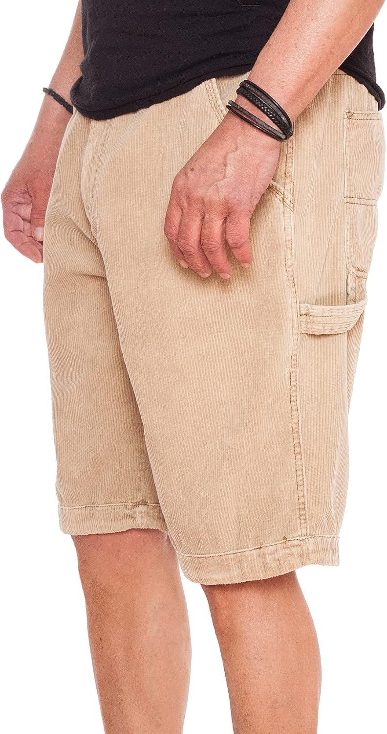 JET LAG Herren Cord Shorts im Worker-Style 33W Light Gold, 33W Light Gold