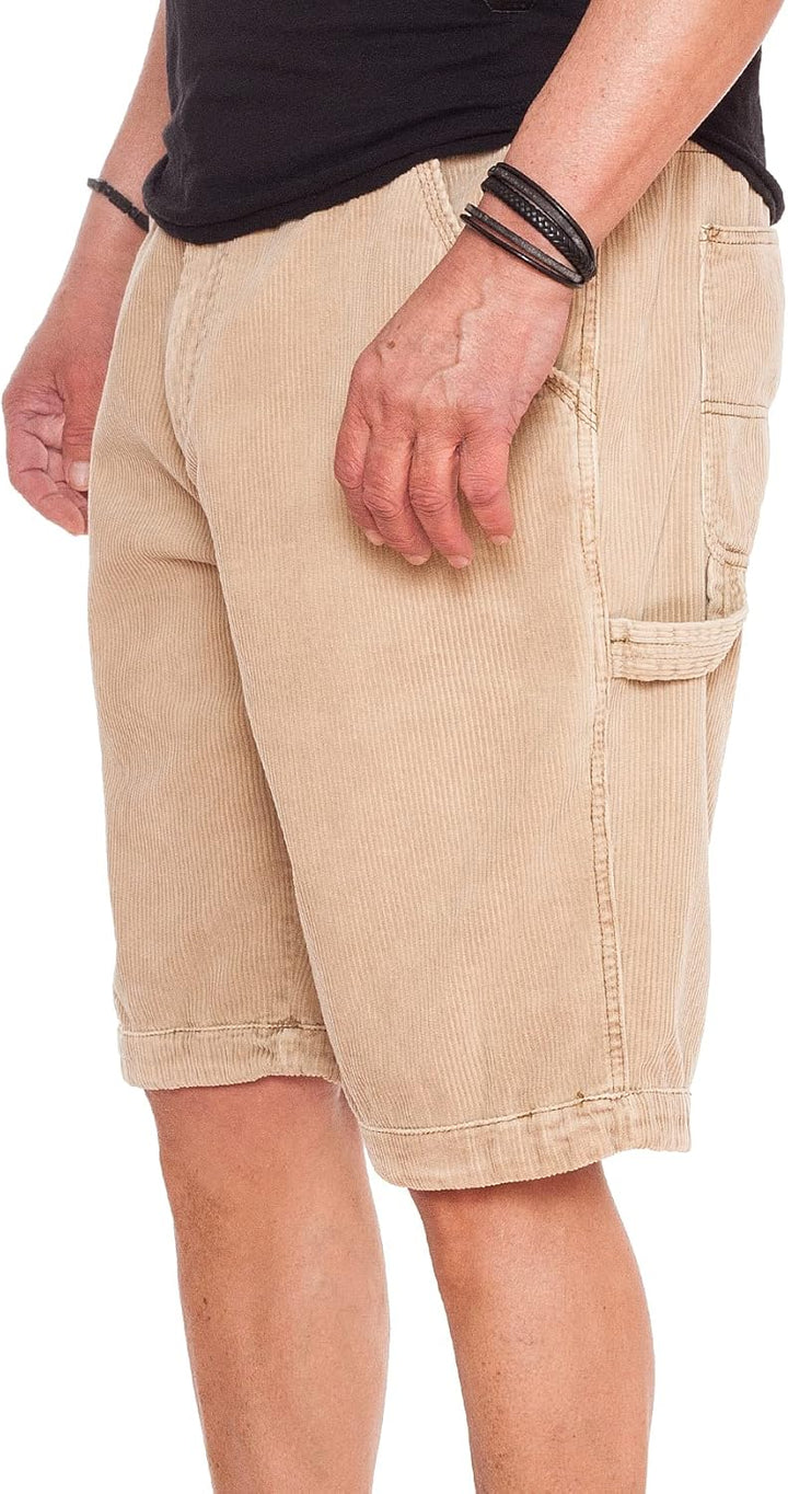 JET LAG Herren Cord Shorts im Worker-Style 33W Light Gold, 33W Light Gold