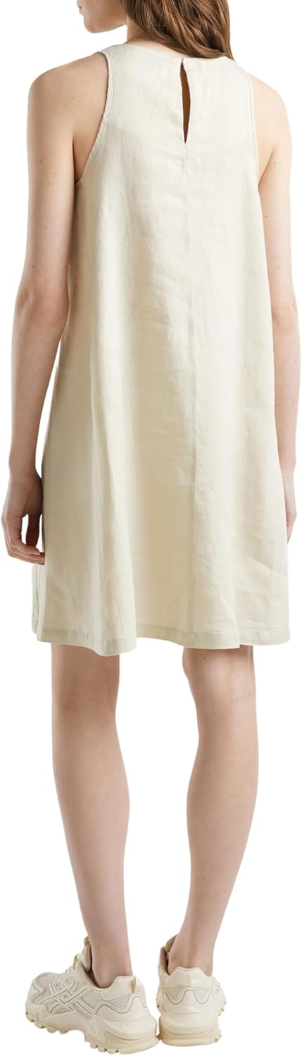 United Colors of Benetton Damen Kleid XS Beige 152, XS Beige 152